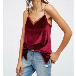 Free People, Red Velvet, Tank/Dress